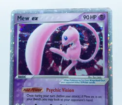 MEW EX 100/110 Ultra Rare Holo Swirl Ex Holon Phantoms - Pokemon Card 2006 - Image 2