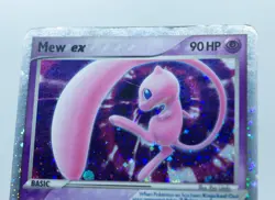 MEW EX 100/110 Ultra Rare Holo Swirl Ex Holon Phantoms - Pokemon Card 2006 - Image 4