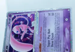 MEW EX 100/110 Ultra Rare Holo Swirl Ex Holon Phantoms - Pokemon Card 2006 - Image 5