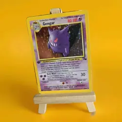 Pokemon TCG 1st Edition Gengar 5/62 Fossil Set Holo Rare VTG WOTC 1999 - Image 1