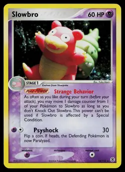 Pokemon Card - Slowbro FireRed & LeafGreen 14/112 Holo Rare - Image 1