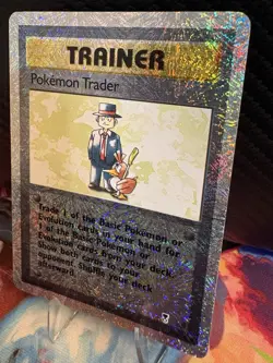 Pokemon Trader Reverse Holo 77/110 Legendary Collection LP WOTC Pokemon - Image 2