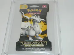 Pokemon Reshiram art Sleeved Sealed booster Pack Legendary Treasures black White - Image 4