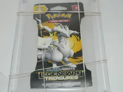 Pokemon Reshiram art Sleeved Sealed booster Pack Legendary Treasures black White - Image 5