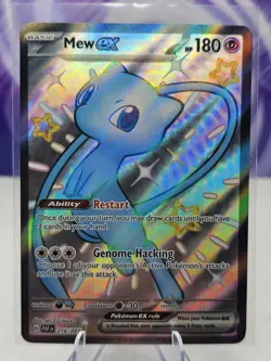 The Pokemon Company Mew ex 216/091 SV Paldean Fates Ultra Rare Holo Eng NM - Image 1