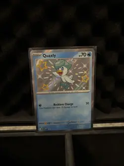 Pokemon Paldean Fates Quaxly #082 Promo NM - Image 1