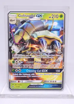 Pokemon SM Burning Shadows Golisopod GX 17/147 2017 World Championship - Image 1