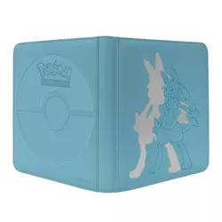 Deck Builder's Elite Lucario Pro-Binder Zippered 12-POCKET Ultra Pro Pokemon - Image 1