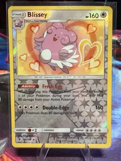 Pokemon Blissey 160HP 102/145 Sm-Guardians Rising Reverse Holo Rare Ability - Image 1