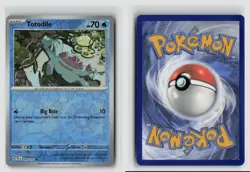 Totodile #039/162 Sv05 Temporal Forces Common Reverse Holo Pokemon TCG NM - Image 3