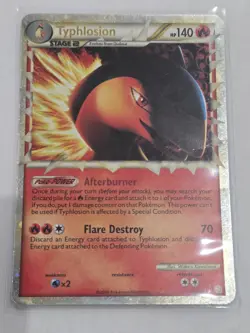 Pokemon Typhlosion Prime HGSS09 HGSS Black Star Promo Holo HP - Image 1