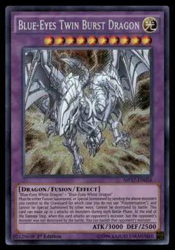 Blue-Eyes Twin Burst Dragon 2017 Mega-Tins Mega Pack MP17-EN056 Yugioh LP - Image 1