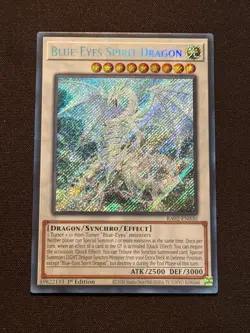 Yu-Gi-Oh! TCG Blue-Eyes Spirit Dragon RA02-EN030 Secret Rare - NM/M 1st Ed. - Image 1