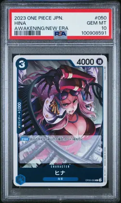 2023 One Piece Awakening of the New Era Hina #050 Rare OP05 Japanese PSA 10 TCG - Image 1