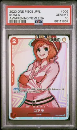 2023 One Piece Japanese KOALA Awakening Of The New Era OP05 #006 PSA 10 - Image 1