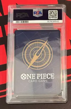 2025 ONE PIECE OP07-073 BANDAI CARD GAMES FEST 25-26 MONKEY D LUFFY PROMO PSA 10 - Image 2