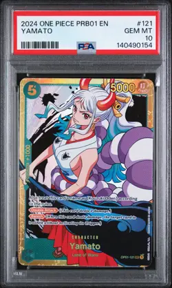 2024 ONE PIECE PRB01 - PREMIUM BOOSTER - YAMATO OP01-121 - PSA 10 - Image 1