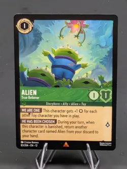 Alien True Believer 83/204 Wilds Unknown Disney Lorcana - Rare - Image 1