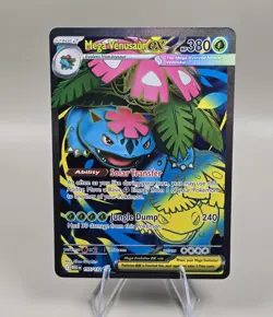 Mega Venusaur ex 155/132 Me01: Mega Evolution Holo Full Art Pokemon Card - NM - Image 1