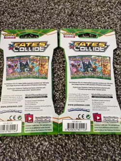 2 Packs-XY Fates Collide Sleeved Booster Pack New Factory Sealed Pokemon Cards - Image 2