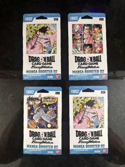 Dragon Ball Super Card Game Fusion World - Manga Booster 02/SB02, lot of 4, new - Image 1