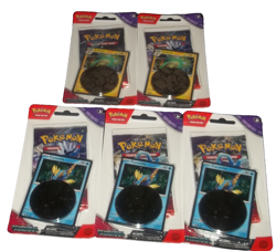 POKEMON SCARLET & VIOLET (5) BLISTER SLEEVE BOOSTER PACKS TEMPORAL FORCES NISP - Image 2