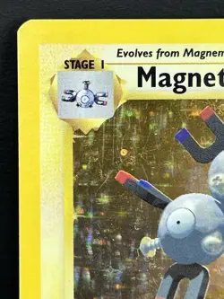 Magneton Pokemon TCG Base Set 9/102 Unlimited Holo Rare 1999 Vintage - Image 2