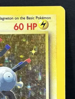 Magneton Pokemon TCG Base Set 9/102 Unlimited Holo Rare 1999 Vintage - Image 3