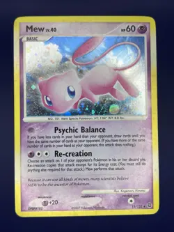 Mew 15/132 Secret Wonders Holo Rare Pokemon TCG - LP - Image 1