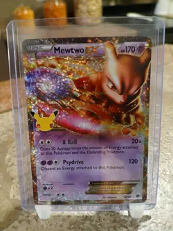 2021 Pokemon TCG Celebrations Mewtwo EX #54/99 Classic Collection Holo - Image 1