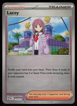 Lacey (Poke Ball Pattern) 114/131 Uncommon Prismatic Evolutions Pokemon NM - Image 1