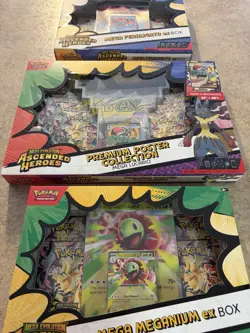 Pokemon TCG Mega Lucario Premium Poster Collection Ascended Hero’s (2 Ex Boxes) - Image 2
