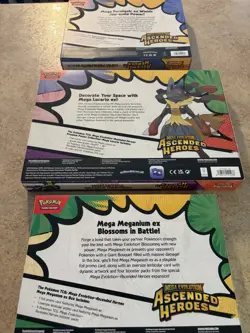 Pokemon TCG Mega Lucario Premium Poster Collection Ascended Hero’s (2 Ex Boxes) - Image 4
