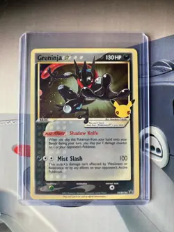 Pokemon Greninja Gold Star Promo SWSH144 Celebrations 25th Anniversary - NM - Image 1