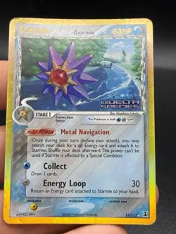 Pokemon TCG Starmie 15/113 Delta Species Reverse Holo Rare HP/DMG GH3 - Image 2