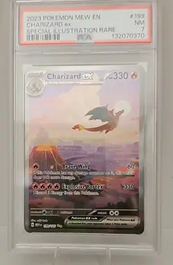 PSA 7 Charizard ex 199/165 Special Illustration Rare Holo SV 151 English - Image 1