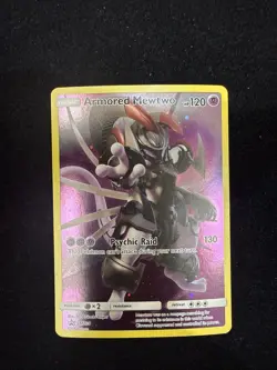 Pokemon TCG Armored Mewtwo Holo Black Star Promo SM228 - Image 1