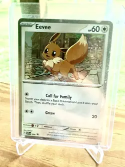 Eevee - 200 (Cosmos Holo) SVP 200 Holo Promo Scarlet & Violet Promo Pokemon NM - Image 1