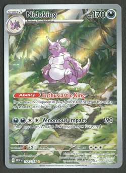 Pokemon TCG: Nidoking 174/165 Scarlet & Violet 151 Illustration Rare - Image 1