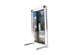 Acrylic Case fits Pokemon Booster japanese with metall feets stand holder hardco - Image 2