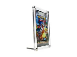 Acrylic Case fits Pokemon Booster japanese with metall feets stand holder hardco - Image 5