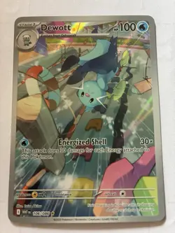Dewott 106/086 Illustration Rare Pokemon White Flare Mint Condition - Image 1