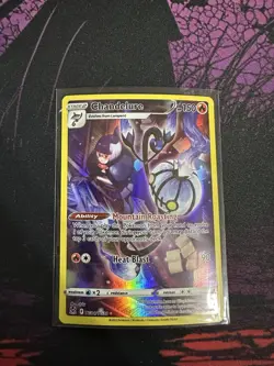 NM Chandelure TG04/TG30 Trainer Gallery Ultra Rare Lost Origin Pokemon 2022 - Image 1