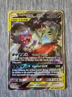 Pokemon Mega Sableye & Tyranitar GX 226/236 SM-Unified Minds Ultra Rare FA Holo - Image 1