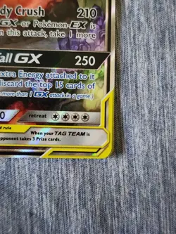 Pokemon Mega Sableye & Tyranitar GX 226/236 SM-Unified Minds Ultra Rare FA Holo - Image 4