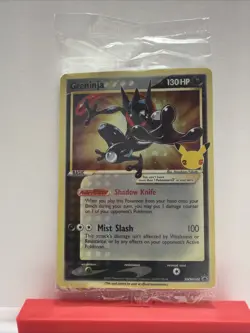 Greninja Gold Star Sealed Promo SWSH144 Celebrations ETB Pokemon TCG - Image 1