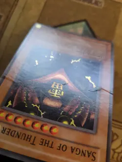 YUGIOH SANGA OF THE THUNDER MRD-025 SUPER 1ST ED MP 1996 - Image 4