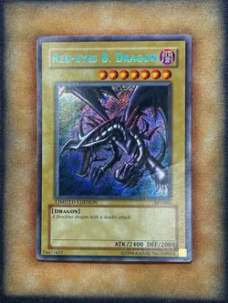 Yugioh Red-Eyes B. Dragon BPT-005 Secret Rare Limited Edition MP - Image 1