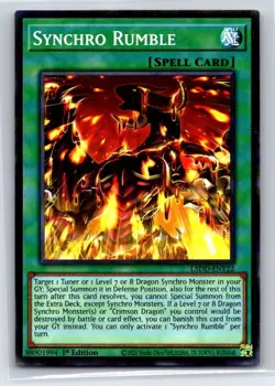 Synchro Rumble L5DD-ENY22 Common / Short Print Legendary 5D's Decks Yu-Gi-Oh LP - Image 1