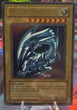 Konami Yu-Gi-Oh! Blue-Eyes White Dragon SDK-001 Ultra Rare English Unlimited - Image 1